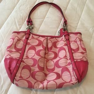 Pink Coach bag